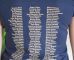 Bedruckte Namensliste Abi Shirt (klein)